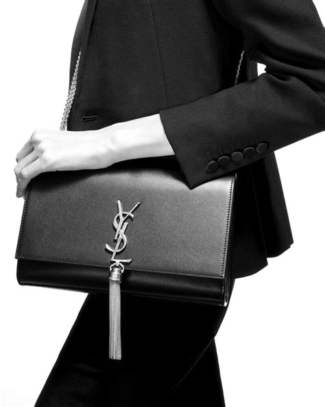 kate monogram ysl medium chain tassel shoulder bag|KATE MEDIUM TASSEL IN GRAIN DE POUDRE EMBOSSED .